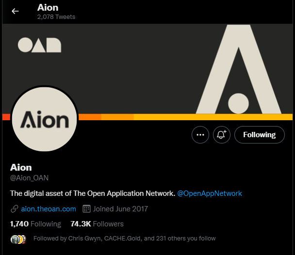 Aion Collateral Crypto Loan